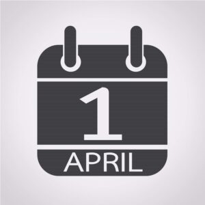 Calendar 1 April icon